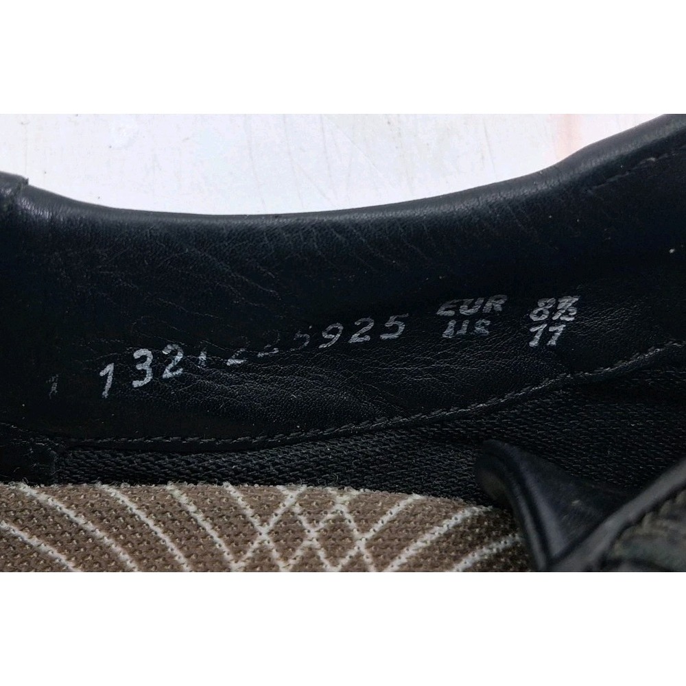Mephisto Shoes Womens Size 11 Black Leather WaveWalk Walking Sneakers Comfort - Picture 9 of 10